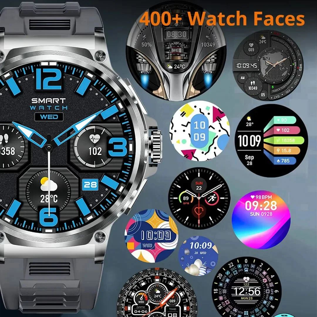 New 1.85-inch Ultra HD Smart Watch GPS Track Bluetooth Call 710 Mah Large Battery Sports Fitness smartwatch For Huawei Xiaomi